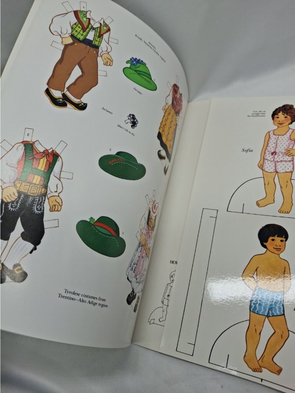 Vtg Italian Girl and Boy Paper Dolls Book 1993 Kathy Allert- Uncut - New - Picture 4 of 11